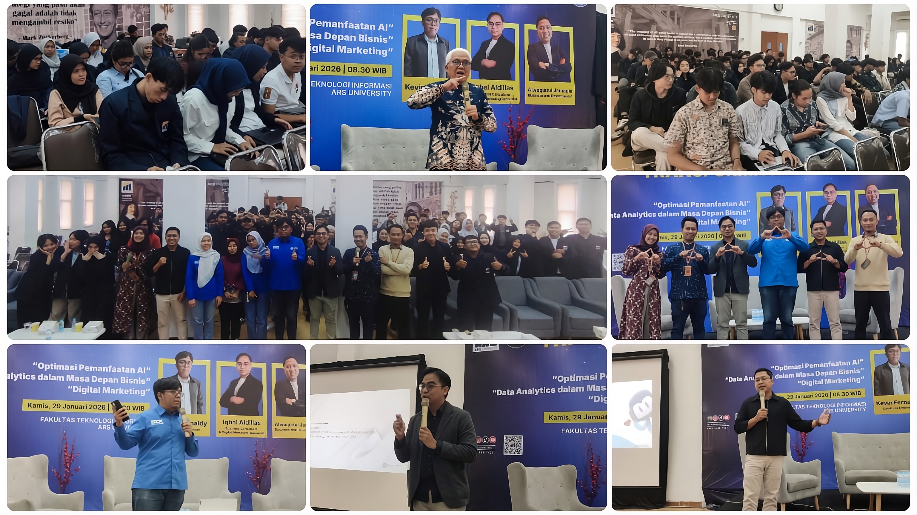 FTI ARS University Gandeng Zenith Academy, Perkuat Kompetensi Digital Mahasiswa Melalui Seminar dan MoU Strategis
