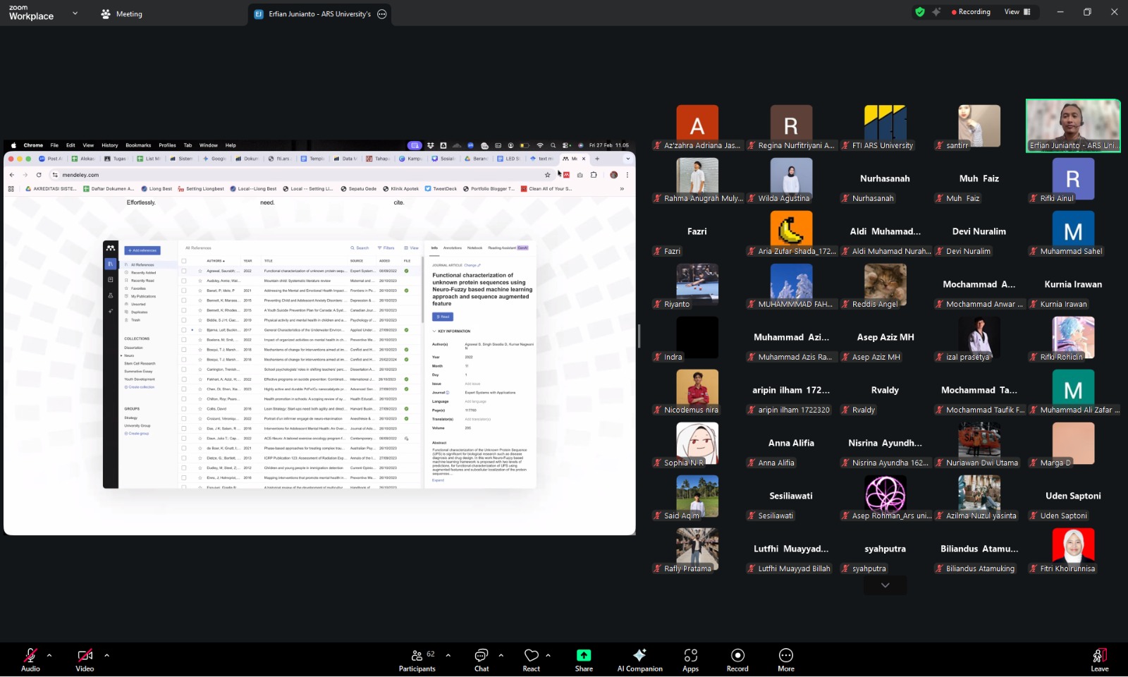 FTI ARS University Gelar Sosialisasi Skripsi Semester Genap 2025 bagi Mahasiswa Semester 8