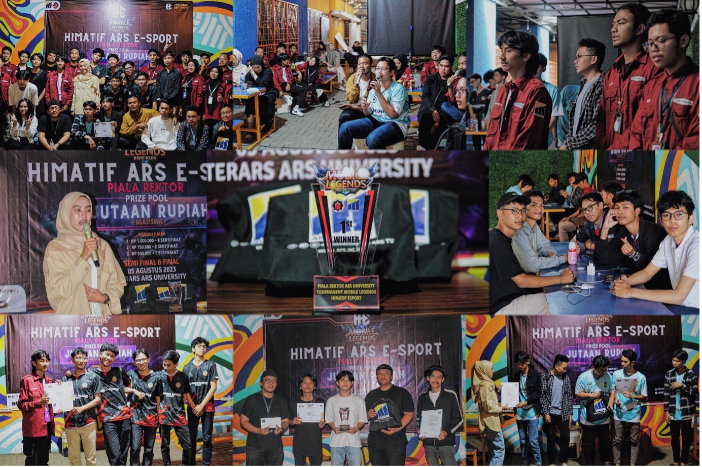 Himpunan Mahasiswa Teknik Informatika ARS University Sukses Gelar Turnamen Esport Mobile Legends