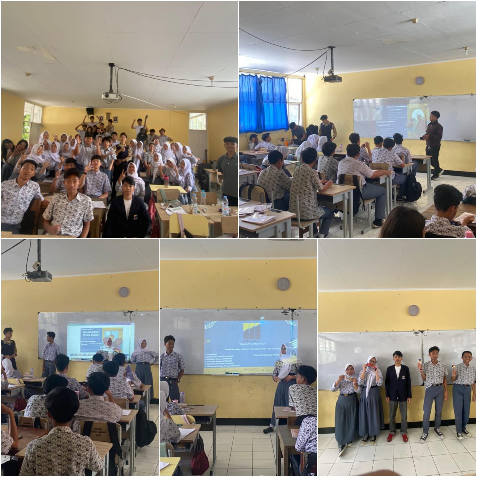 Tingkatkan Literasi Digital Siswa, Tim Dosen ARS University Gelar Edukasi Etika dan Privasi Media Sosial di SMA 26 Bandung