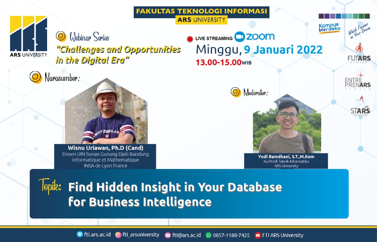 Webinar Find Hidden Insight in Your Database for Business Intelligence